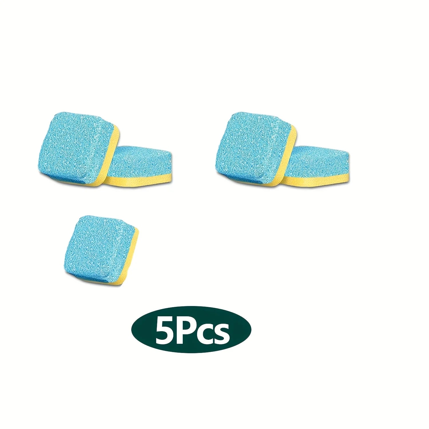 Washing Machine Cleaner Tablets 5/25/35 Count, Lemon Scent, Deep Cleaning, Dirt Remover, Clean Laundry Washer Drum and Tub