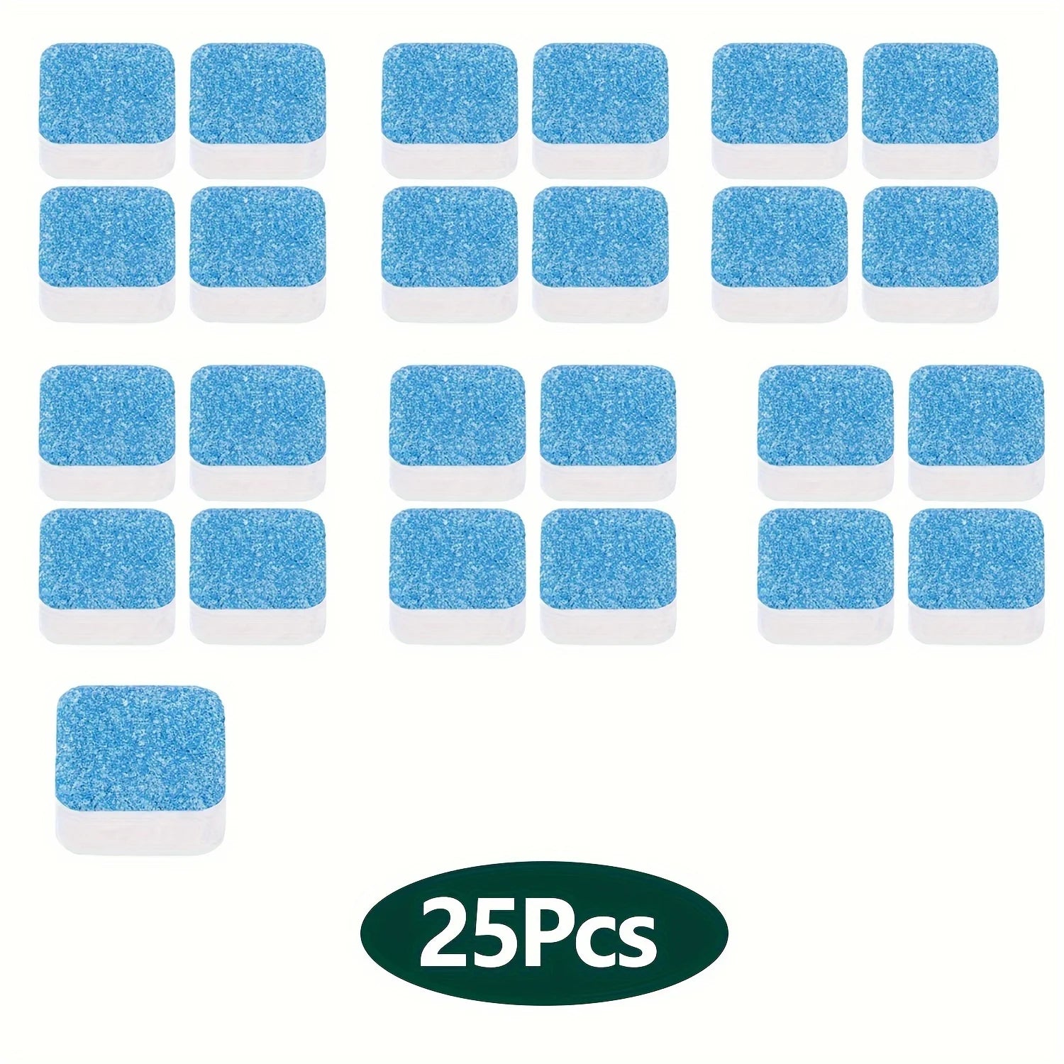 Washing Machine Cleaner Tablets 5/25/35 Count, Lemon Scent, Deep Cleaning, Dirt Remover, Clean Laundry Washer Drum and Tub
